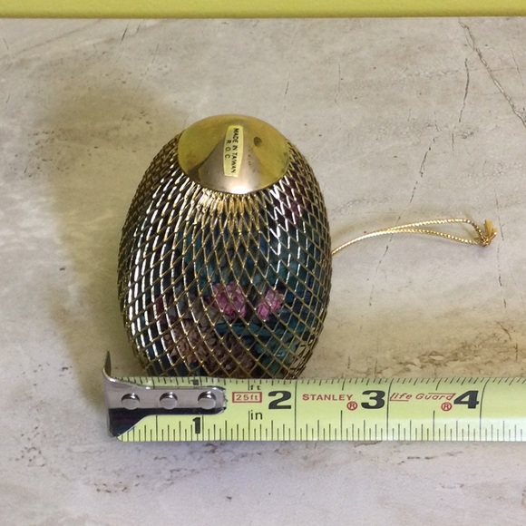 Gold mesh potpourri Christmas ornament - Picture 6 of 6